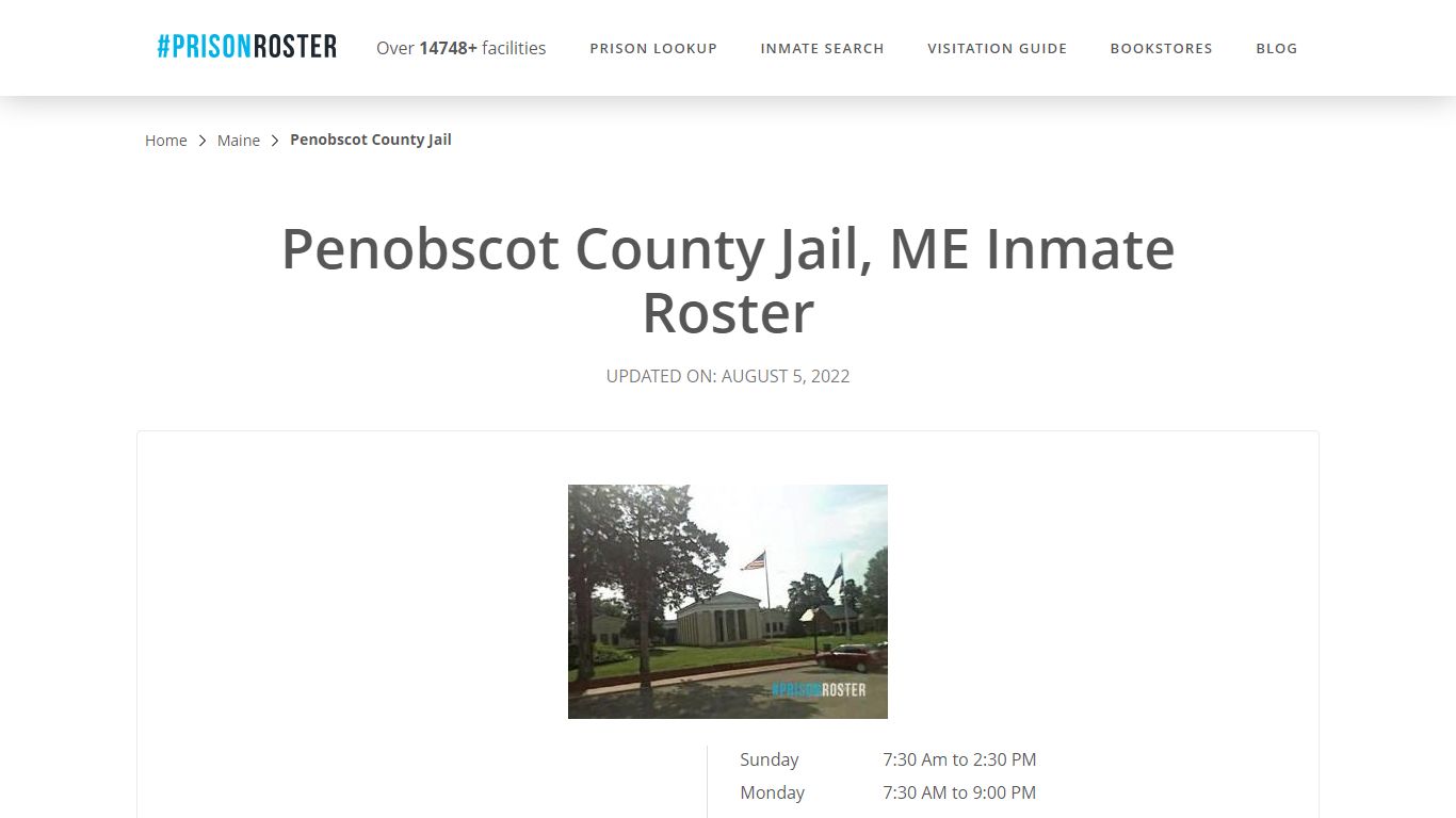 Penobscot County Jail, ME Inmate Roster - Prisonroster